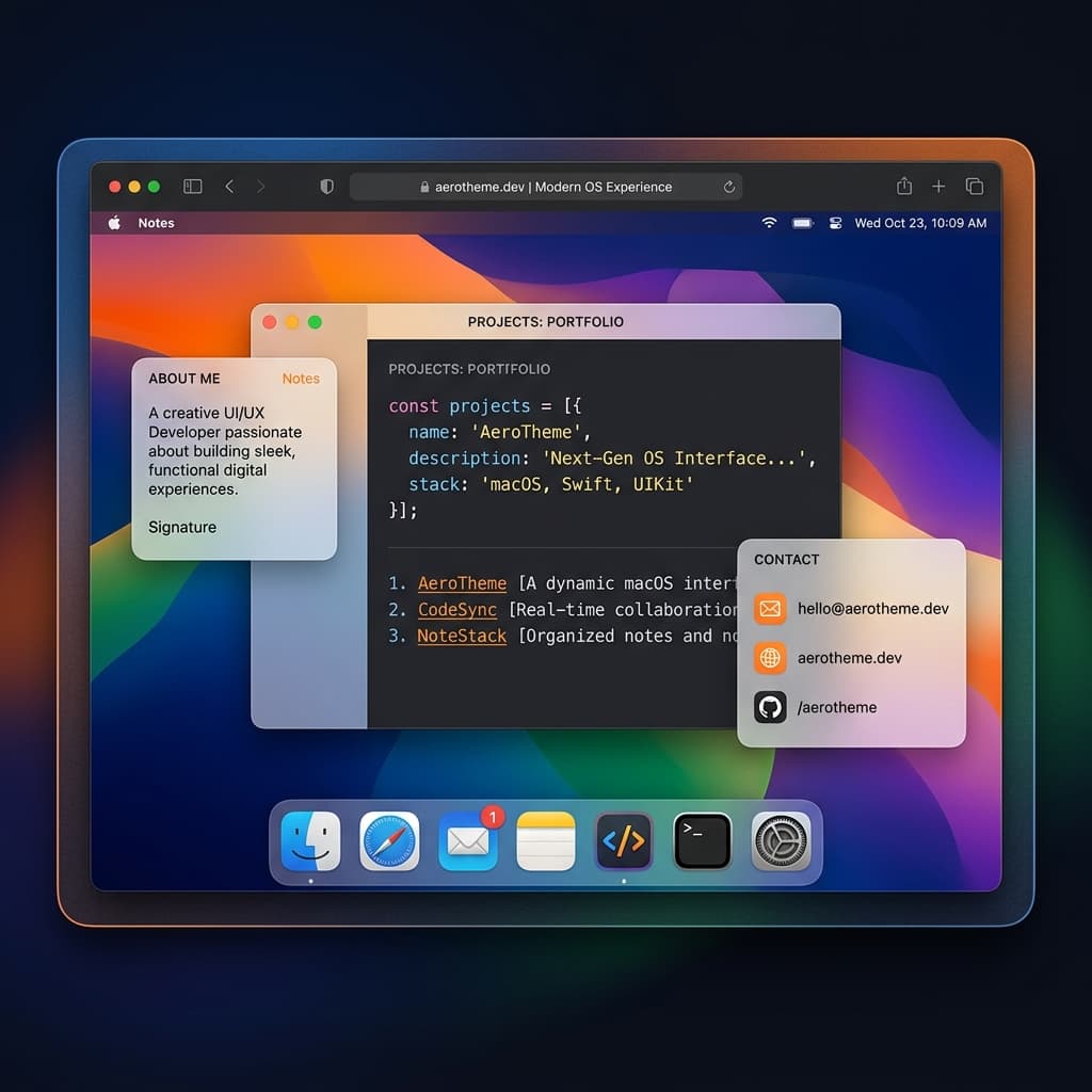 macOS Sequoia template preview