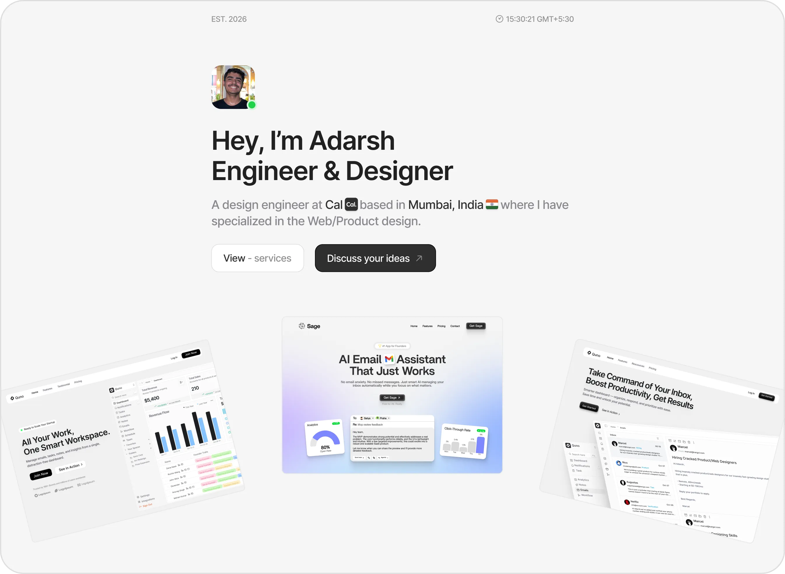 Sidefolio theme preview