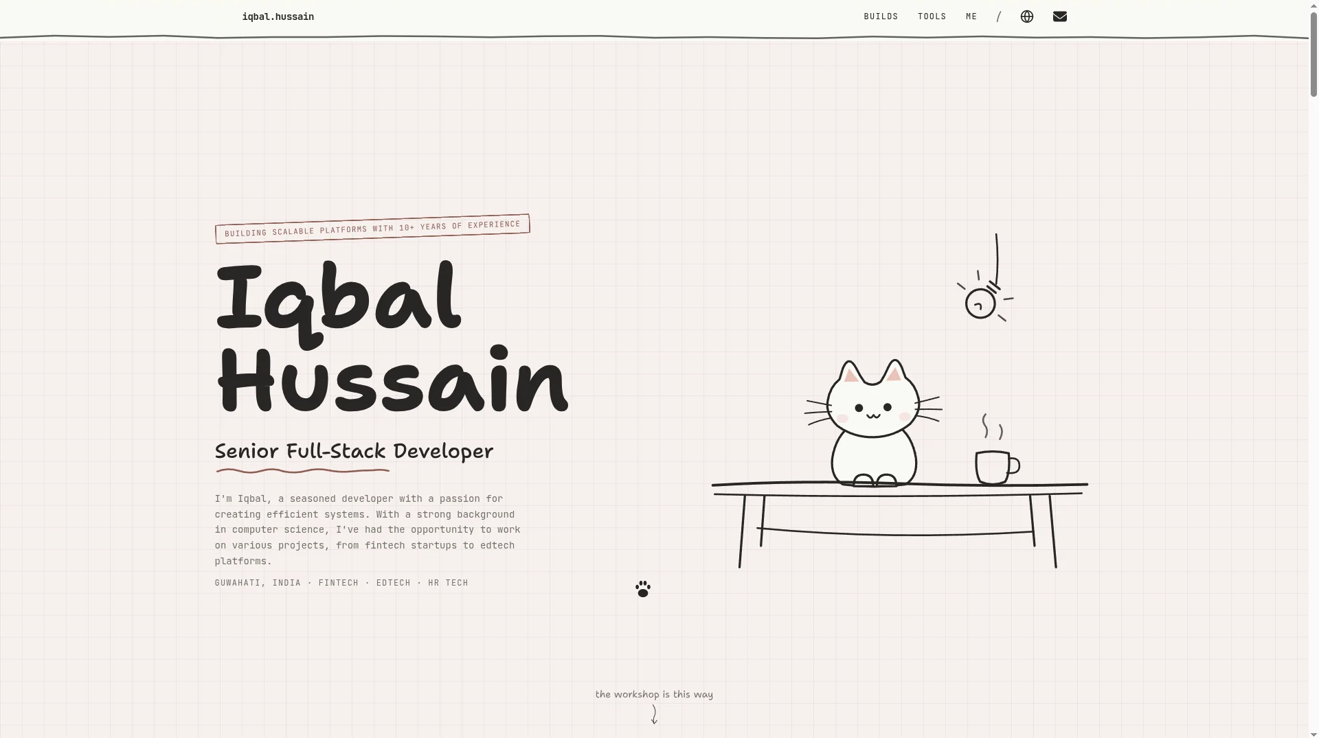 Workshop template preview